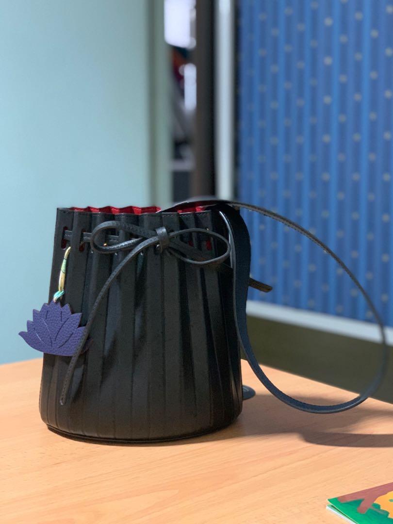 Mansur Gavriel mini pleated bucket bag