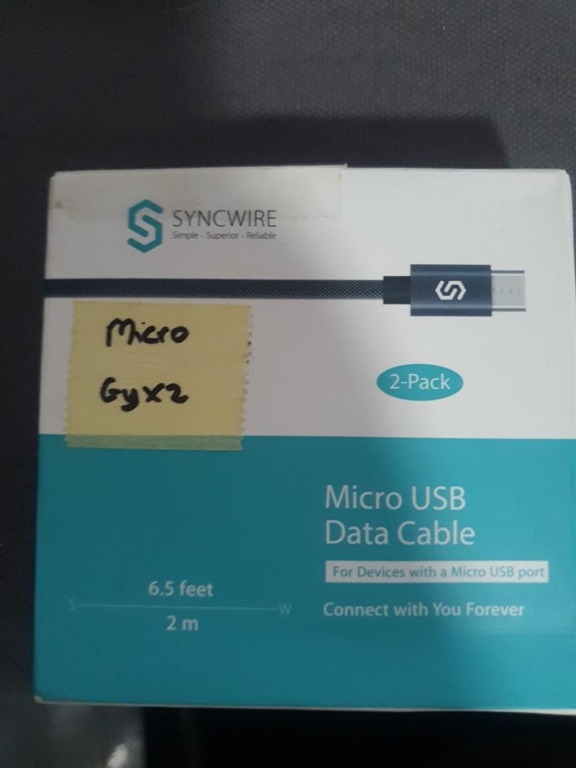 Micro USB Data Cable (Category: Cables & Adaptors) located in Singapore. Submitted by mhd_hfz (Listing ID 1133476051, Image 1). Description: Hi All! I'm selling this awesome Micro USB Data Cable. 2m long. 2 pieces inside. Grey in colour. Thank you! 😊.