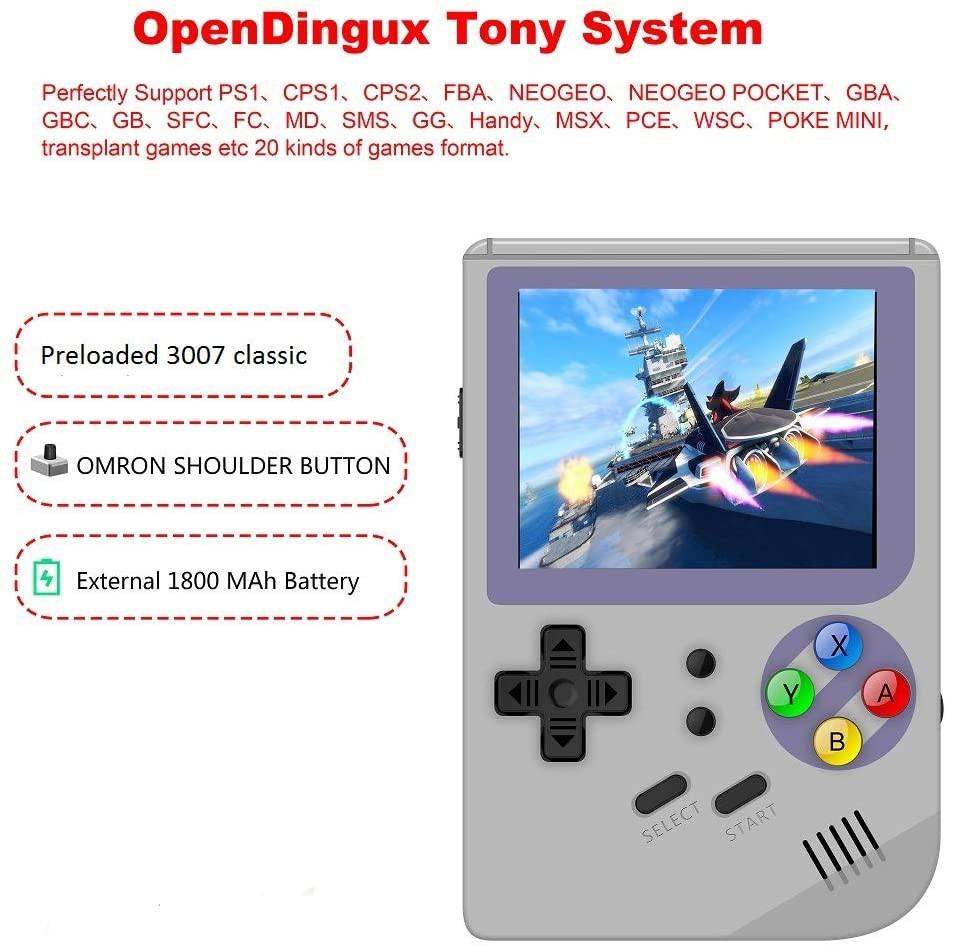 Ips Screen Rg300 Ps1 Anbernic RG300 Retro Game Console: 5000+