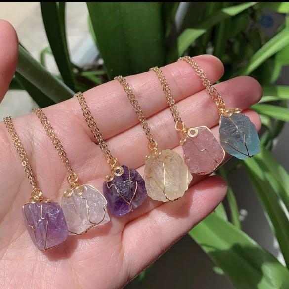 Genuine stone necklaces cheap