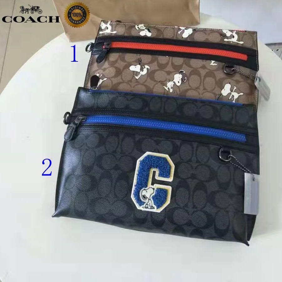 Brand New) COACH Men's Clutch Bag, Men's Fashion, Bags, Belt bags, Clutches  and Pouches on Carousell