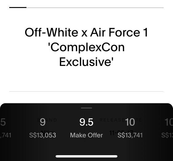 Nike Air Force 1 Off-White ComplexCon by – Sweetsoles