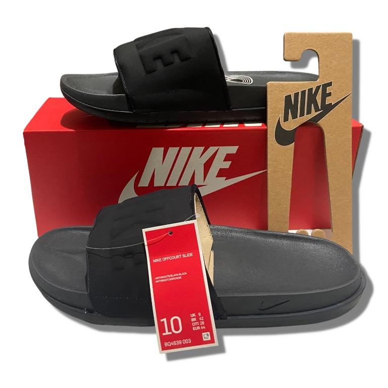 Ojotas nike top benassi negras