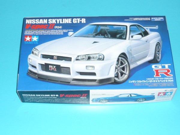 Nissan Skyline Gtr R34 V Spec Ii Tamiya 1 24 興趣及遊戲 玩具 遊戲類 Carousell