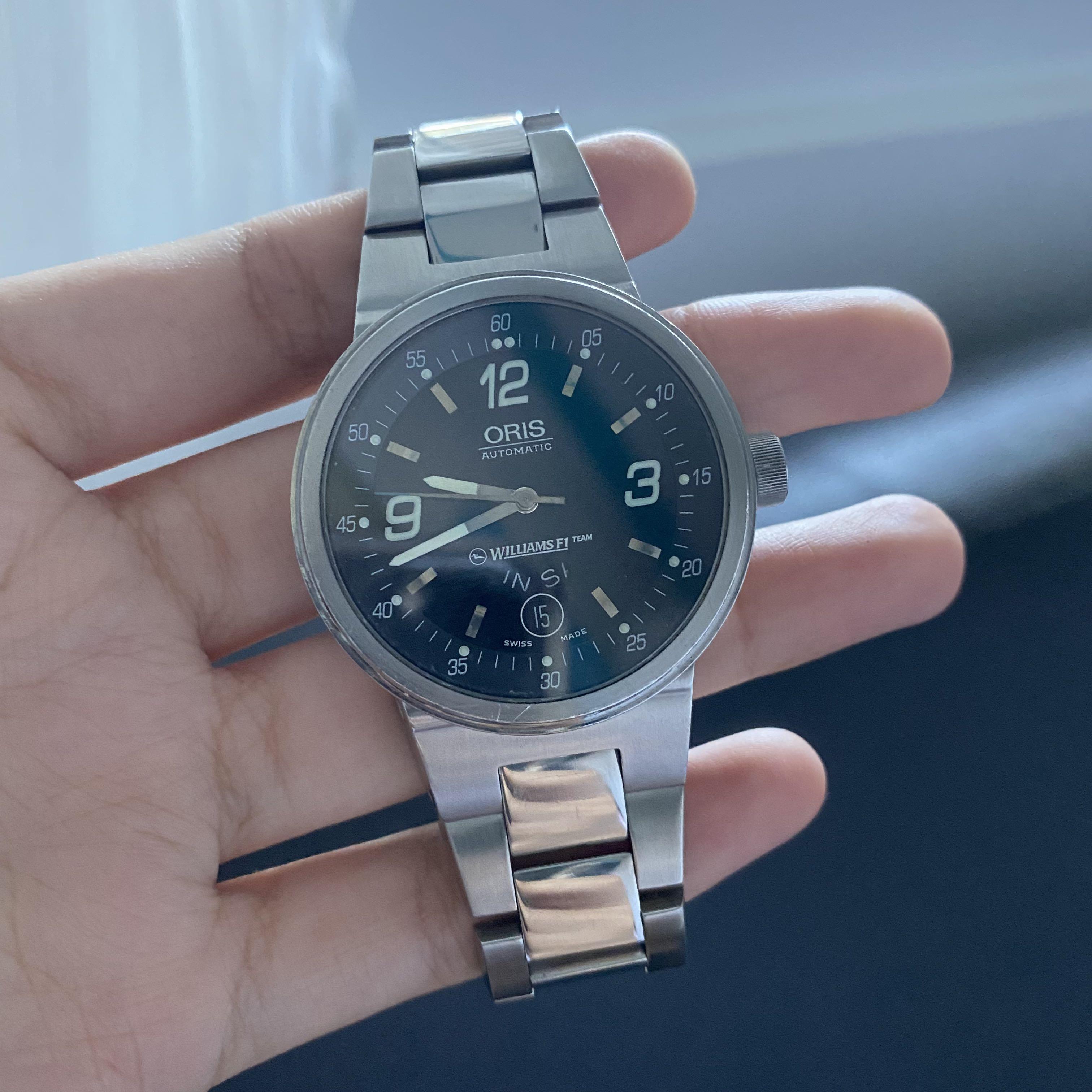 ORIS Williams F1 Team Automatic Watch Men s Fashion Watches Accessories Watches on Carousell