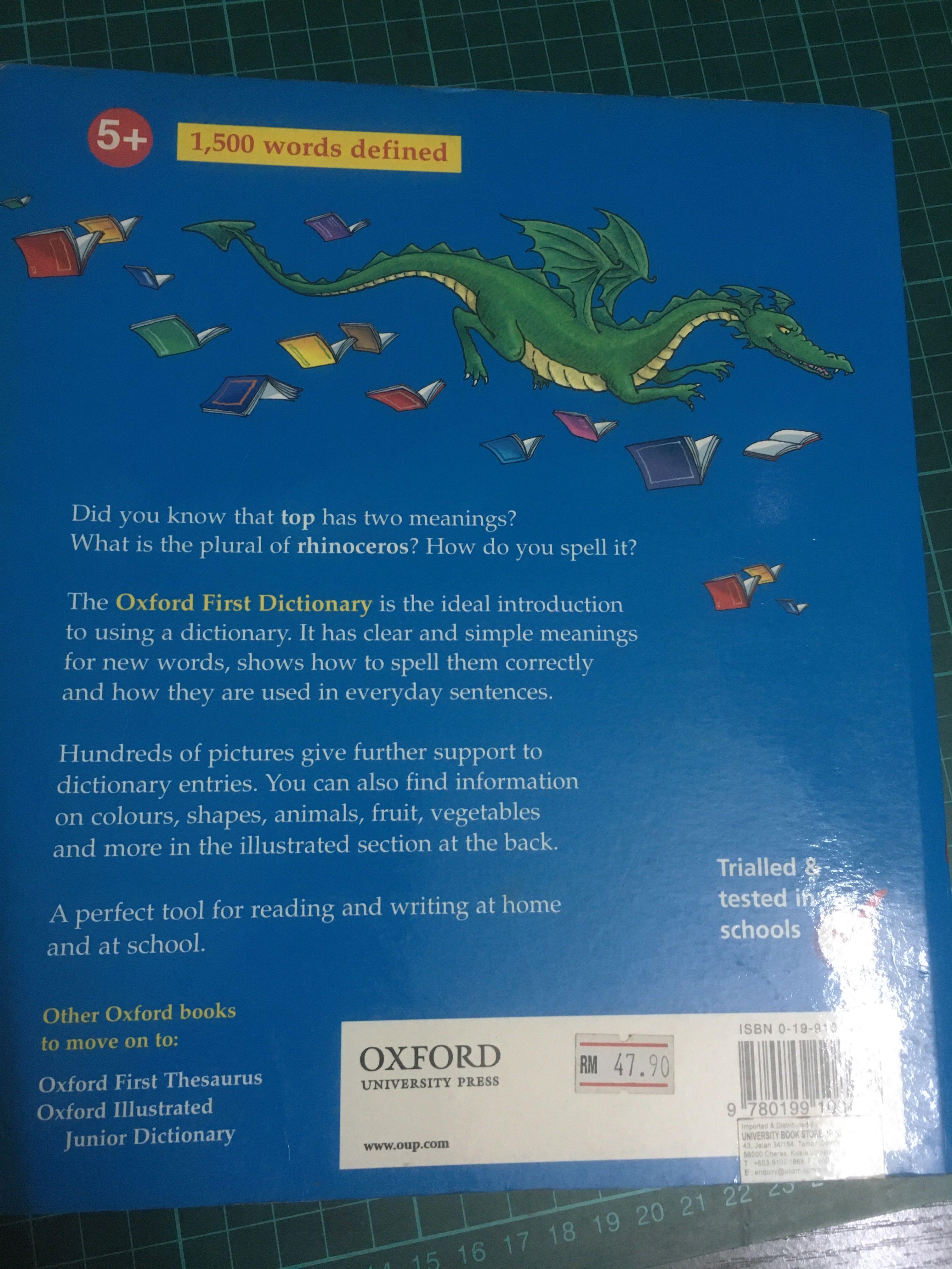 Oxfords First Dictionary., Hobbies & Toys, Books & Magazines, Children