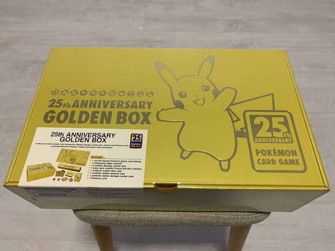 Pokémon 25th anniversary golden box