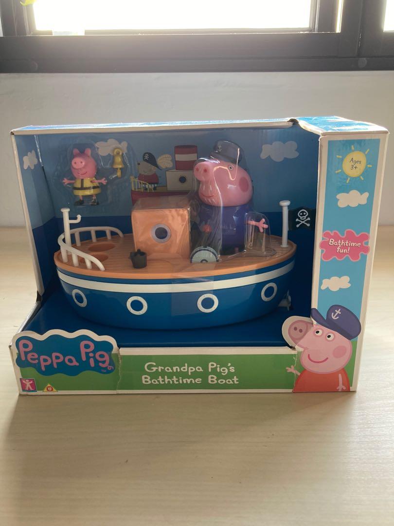 Grandpa pig's bathtime boat on sale