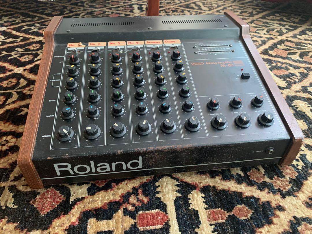 Roland PA-80 アナログミキサー - 楽器/器材