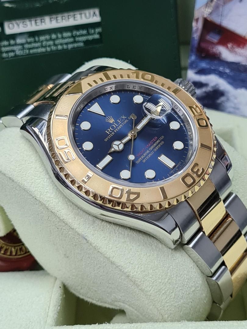 Rolex Yacht Master 16623 Blue 40mm Automatic Luxury Watches on