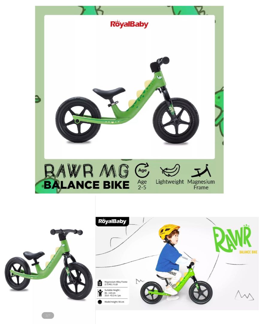 RoyalBaby RAWR Magnesium Balance bike 