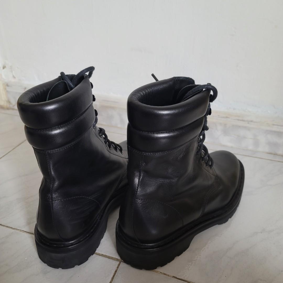 Ysl military boots sales