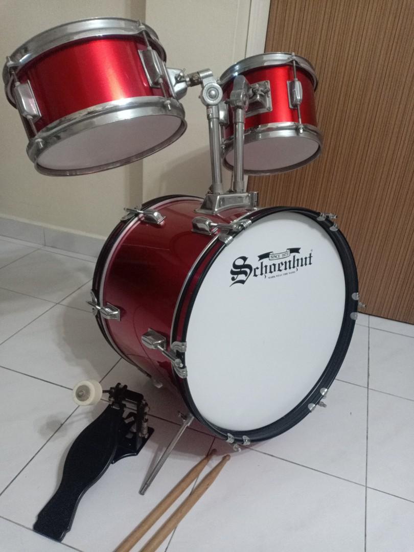 Schoenhut 5 sales piece drum set