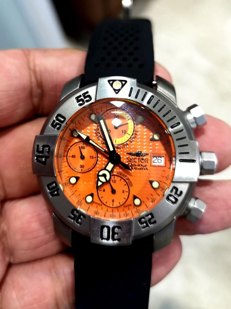 Sector diving team 1000m titanium store