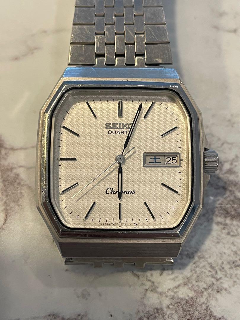 Seiko Chorus Vintage Men's Daydate Quartz Watch - Running in Good  Condition, Men's Fashion, Watches & Accessories, Watches on Carousell