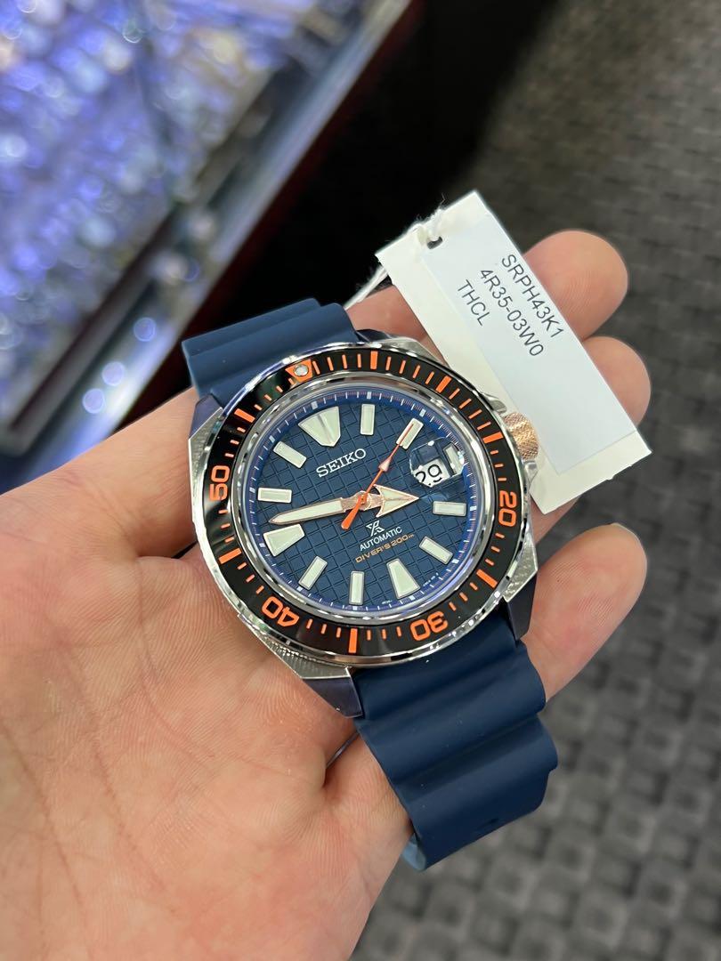 SEIKO PROSPEX SAMURAI KING DIVERS 200M AUTOMATIC SAPPHIRE CRYSTAL CERAMIC  BEZEL SRPH43K1, Men's Fashion, Watches & Accessories, Watches on Carousell