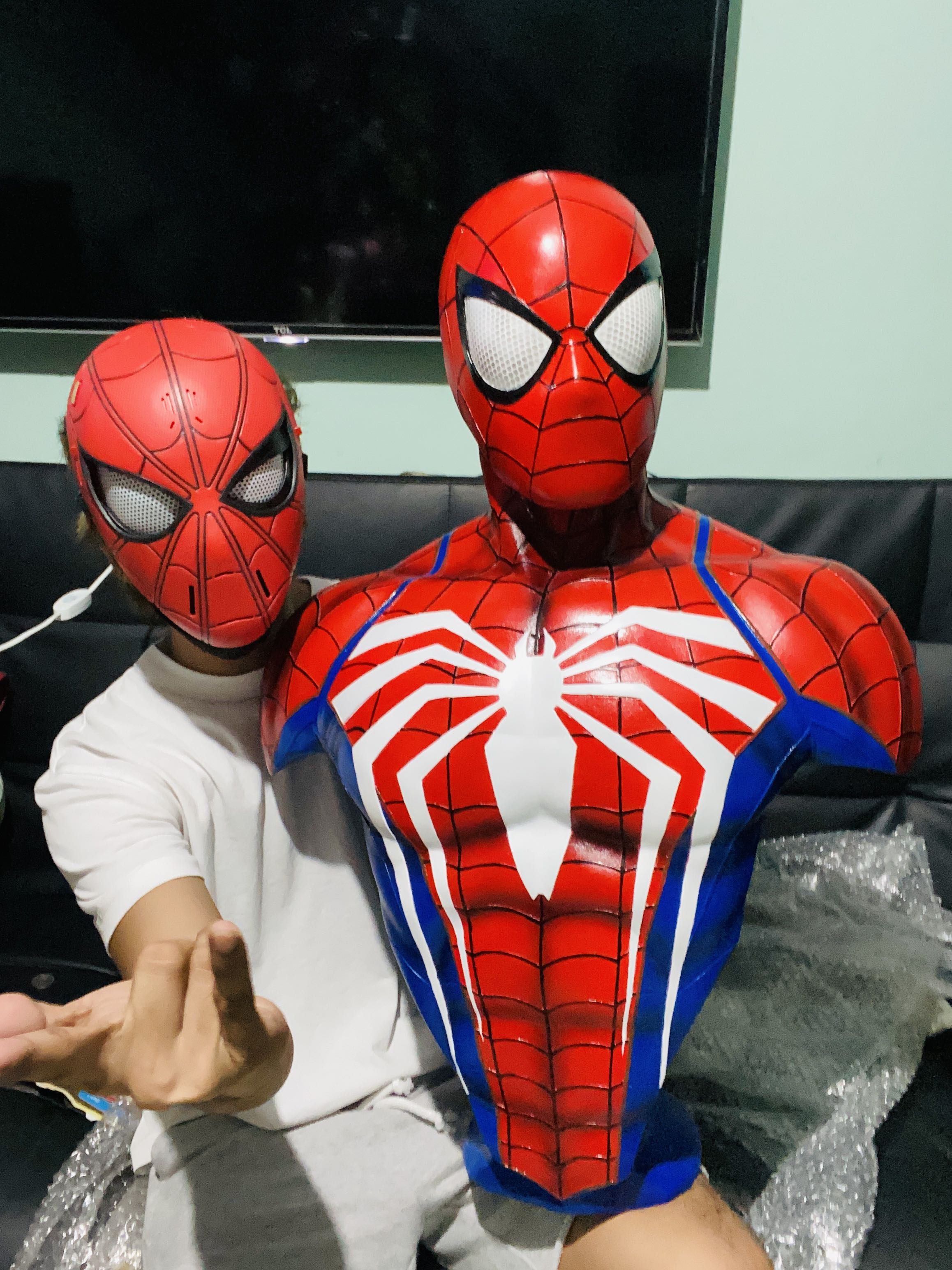 Spider-Man Ps4 / Head bust / Life Size 