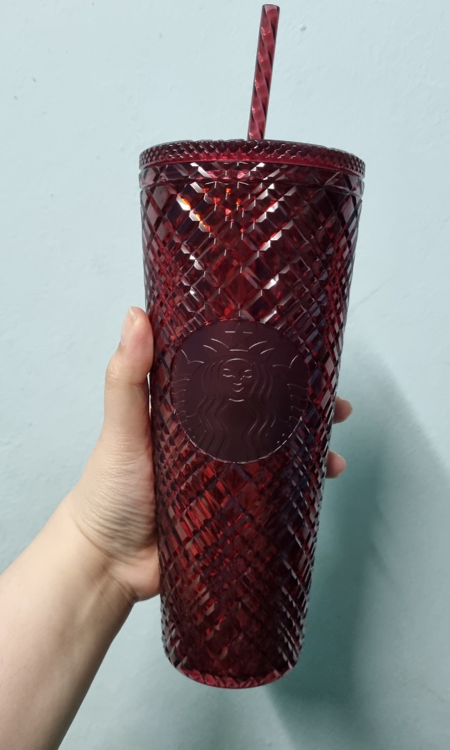 Starbucks Red Jewel Tumbler Furniture Home Living Kitchenware Tableware Water Bottles Tumblers On Carousell