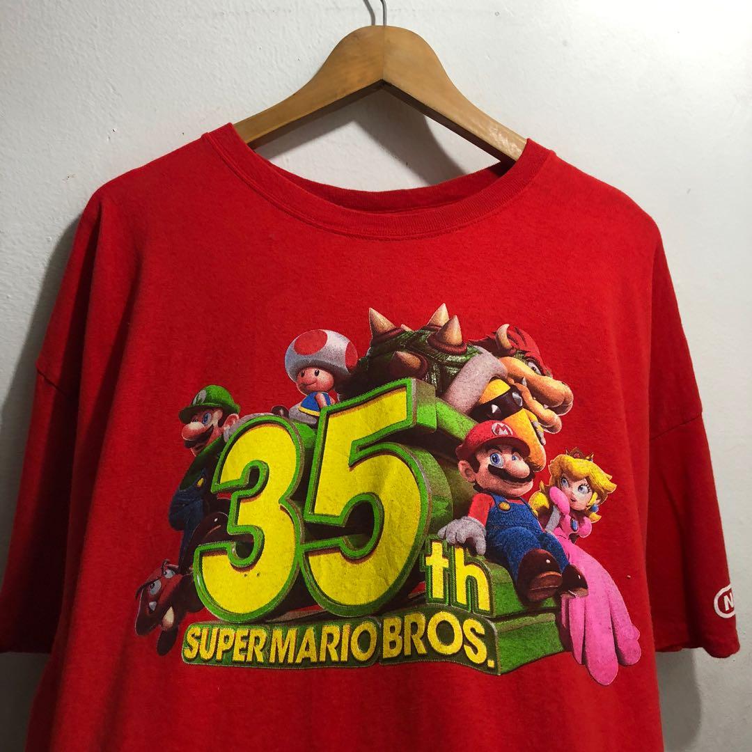 Super Mario 35th Anniversary Tshirt Mens Fashion Tops And Sets Tshirts And Polo Shirts On Carousell 0321
