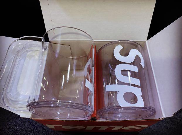 Supreme x Heller Mugs (Set of 2) BNIB CLEAR