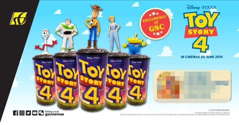 Toy Story 4 tumblers set of 5 Hobbies Toys Collectibles