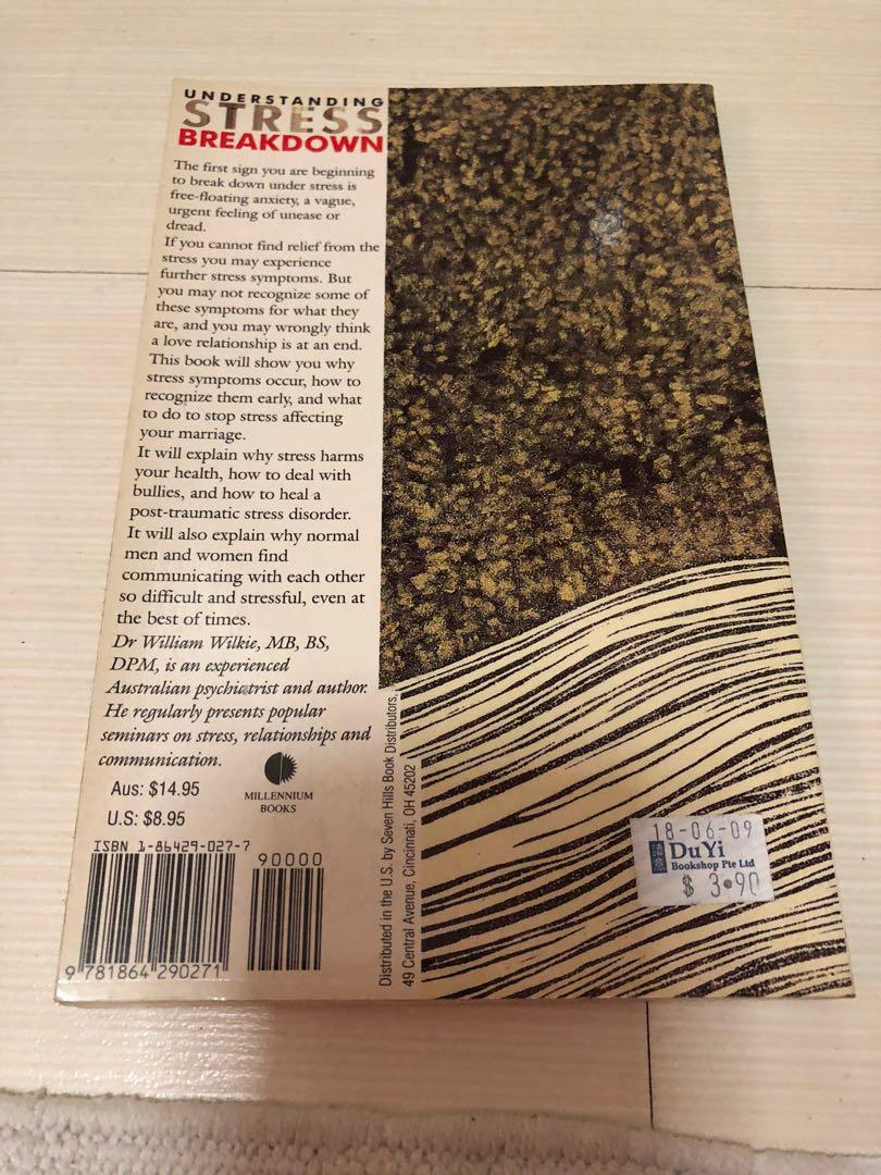 Understanding stress breakdown by Dr William Wilkie, Hobbies & Toys