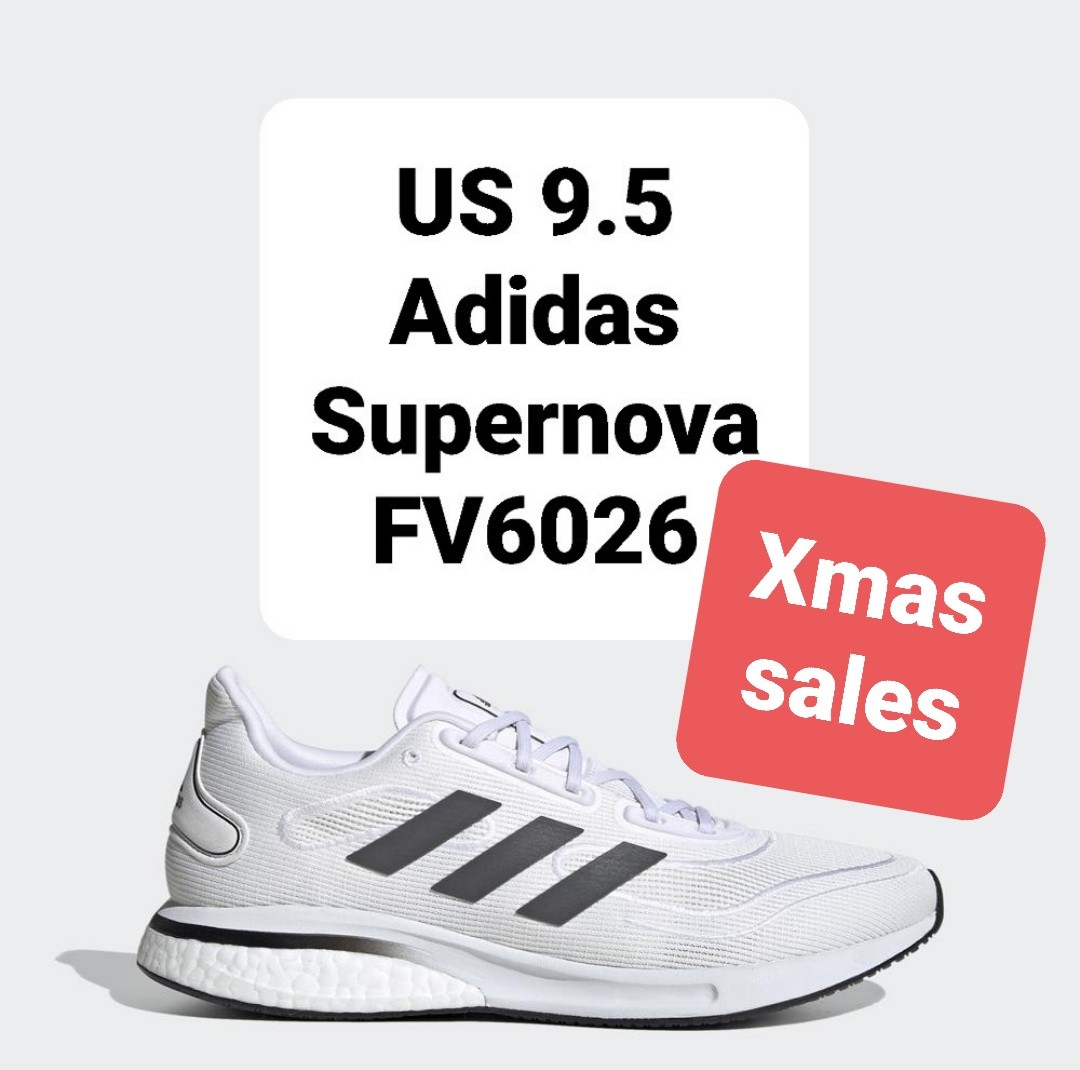 US 9.5 Adidas Supernova FV6026 Running Shoes Men White Man Sneakers Jogging  Sports, Men's Fashion, Footwear, Casual shoes on Carousell