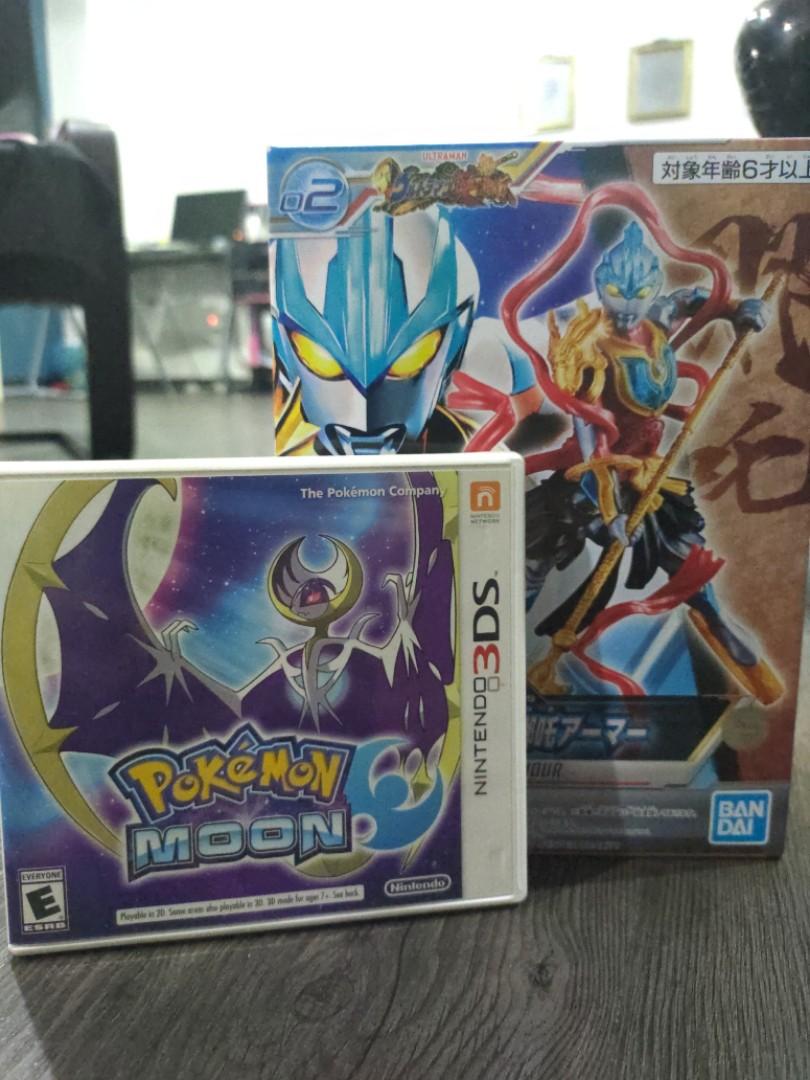 Set Used 3ds game Pokemon Moon Ultraman Ginga Nezha Armor model kit Brand New