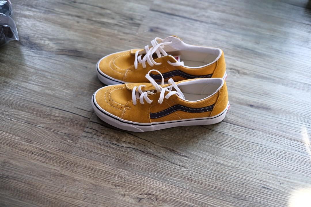 yellow vans low
