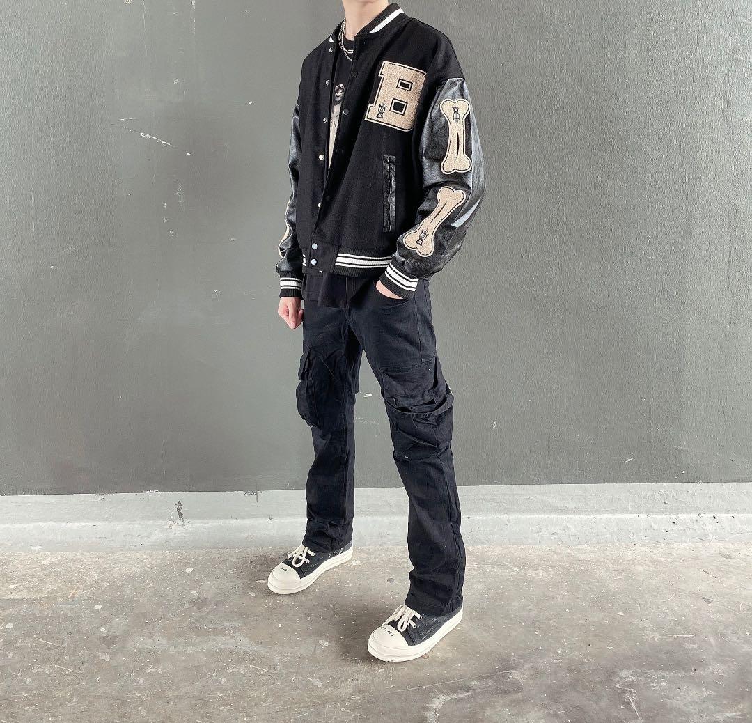 メンズNEIGHBORHOOD BONE VIRSITY JACKET - スタジャン