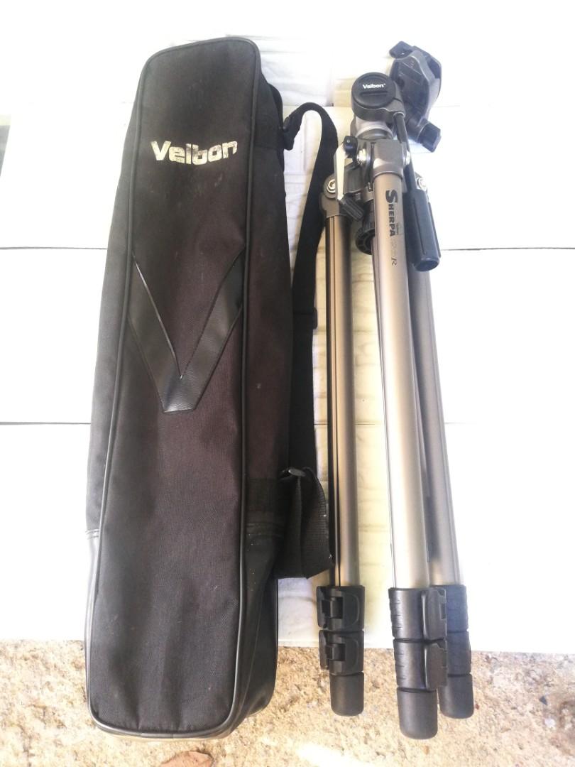 Velbon Sherpa 250R Camera Tripod, Photography, Photography Accessories