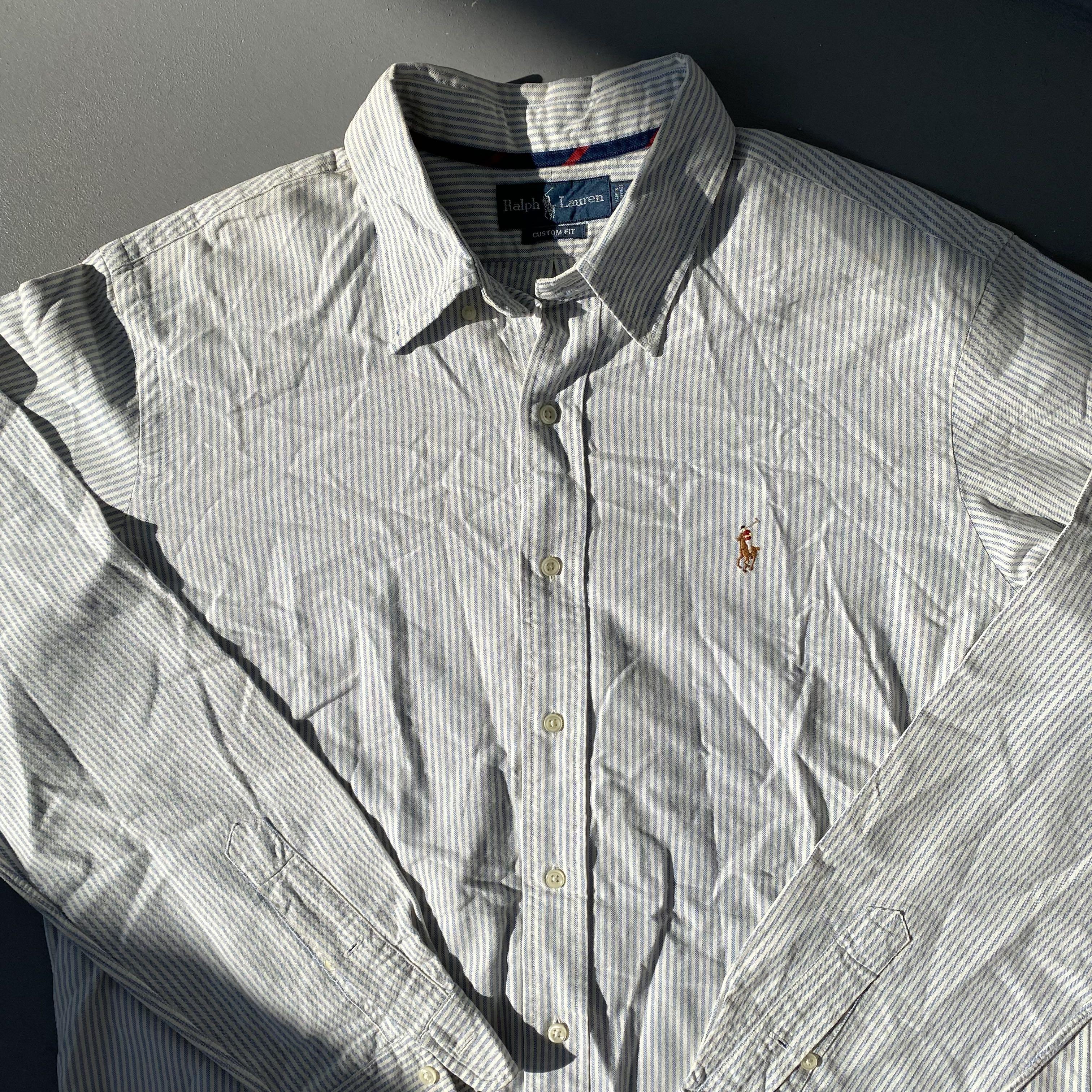 Vintage Ralph Lauren Stripe Button Up Shirt