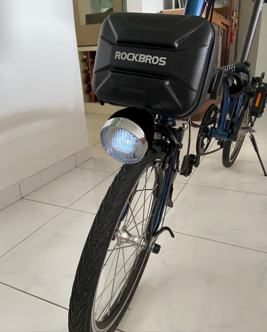 3sixty Led Light Vintage Retro LED Lamp with Mounting on Foldables for Brompton 3Sixty ...