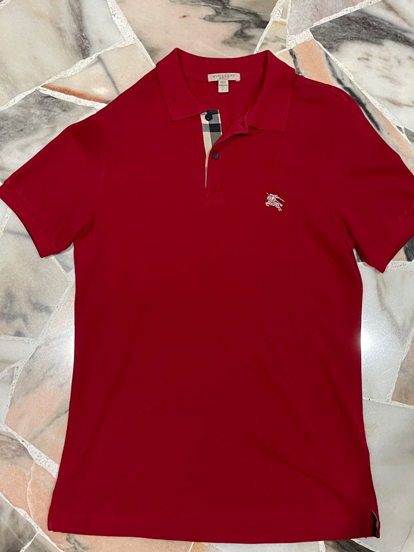 clearance !! Brit red polo tee, Men's Tops Sets, Tshirts & Polo Shirts on Carousell