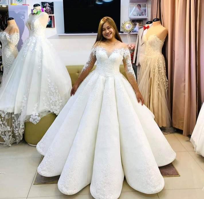 Umbrella Wedding Gown Full Set
