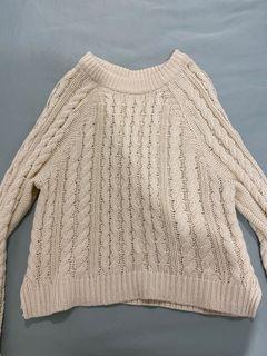 White Knit Jumper