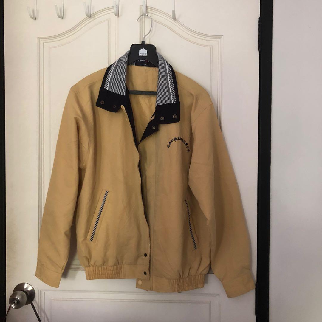 yellow harrington jacket