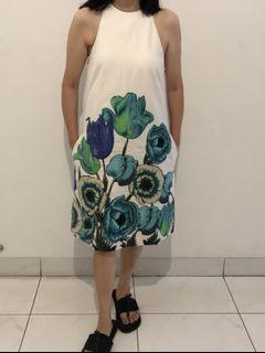 Zara Floral Midi Dress