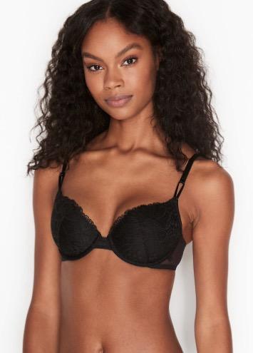 Victoria's Secret Sexy Tee Demi Bra, Lightly Lined, Lace, Bras for