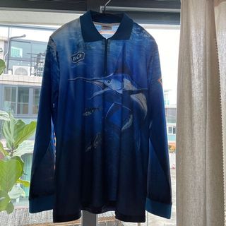 Long-sleeved sportswear with fish pattern material629776568928031117