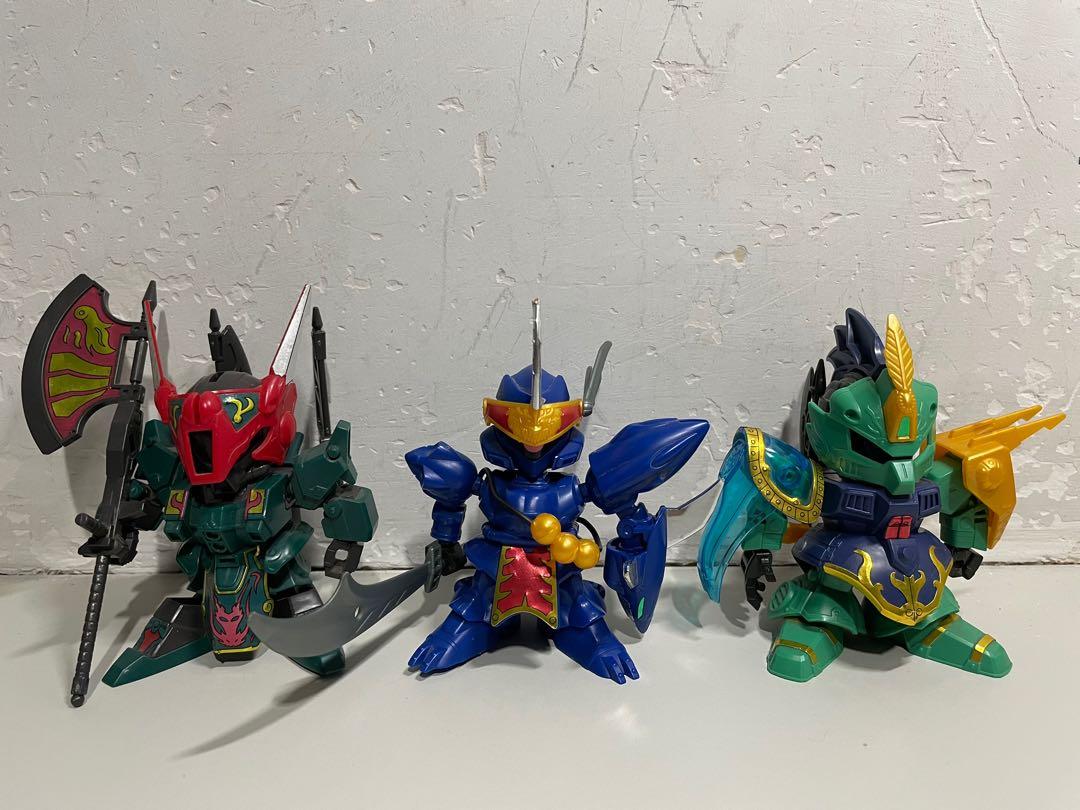 素組3個三國傳sd Gundam 高達bb戰士模型甘寧周倉呂蒙改造配件散件 興趣及遊戲 玩具 遊戲類 Carousell