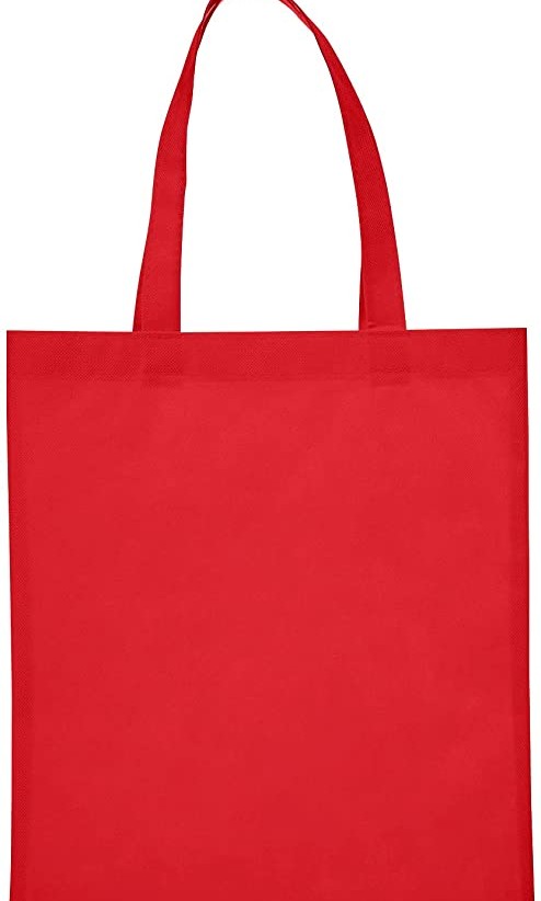 A4 size Red colour canvas tote bags Women s Fashion Bags