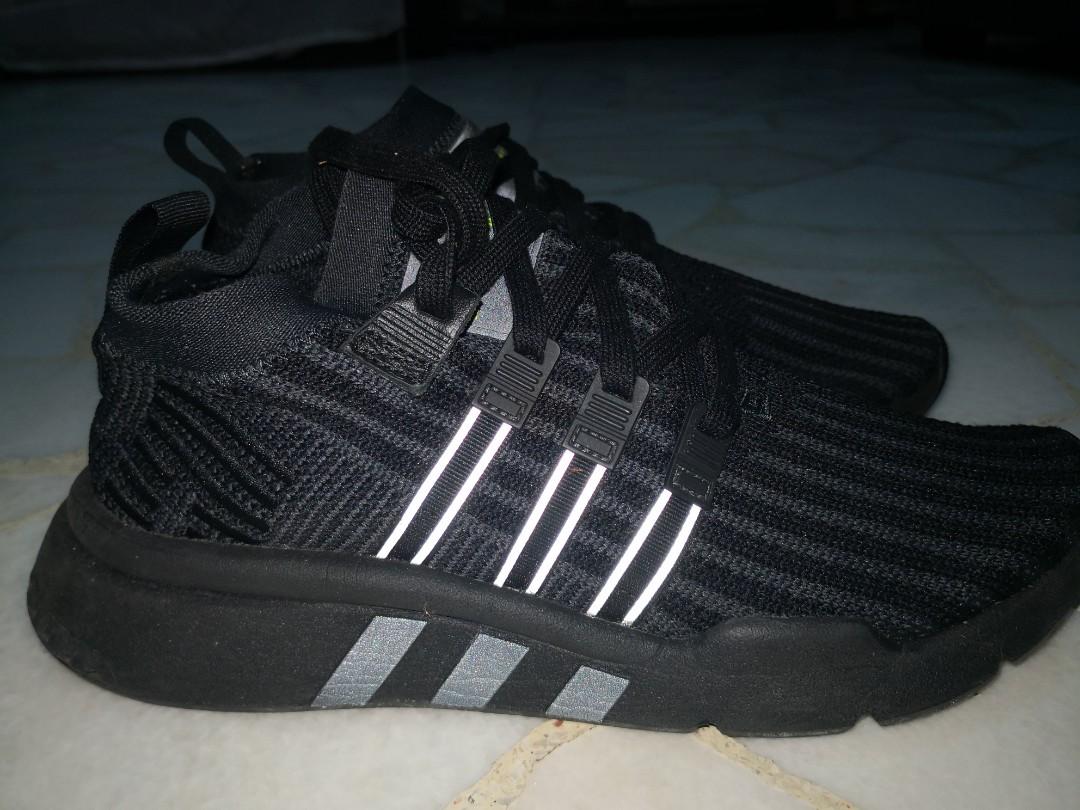 Adidas EQT Support Mid ADV Primeknit PK Core Black Sneakers