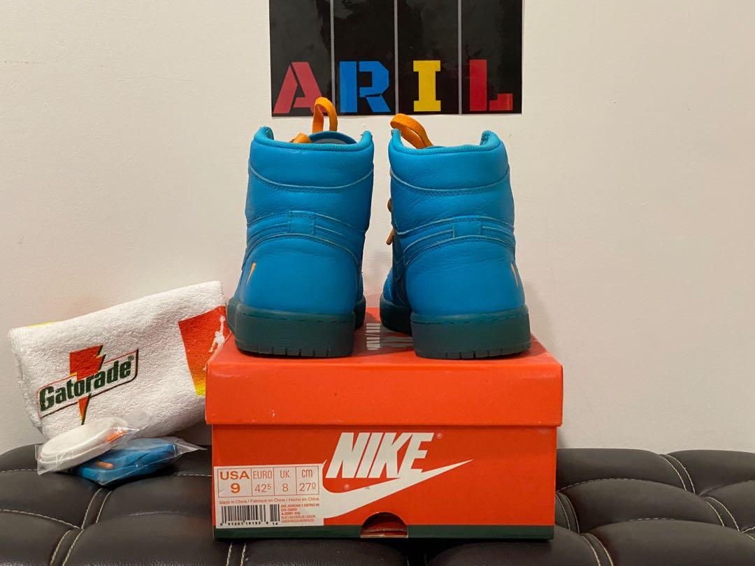 Nike gatorade blue lagoon top