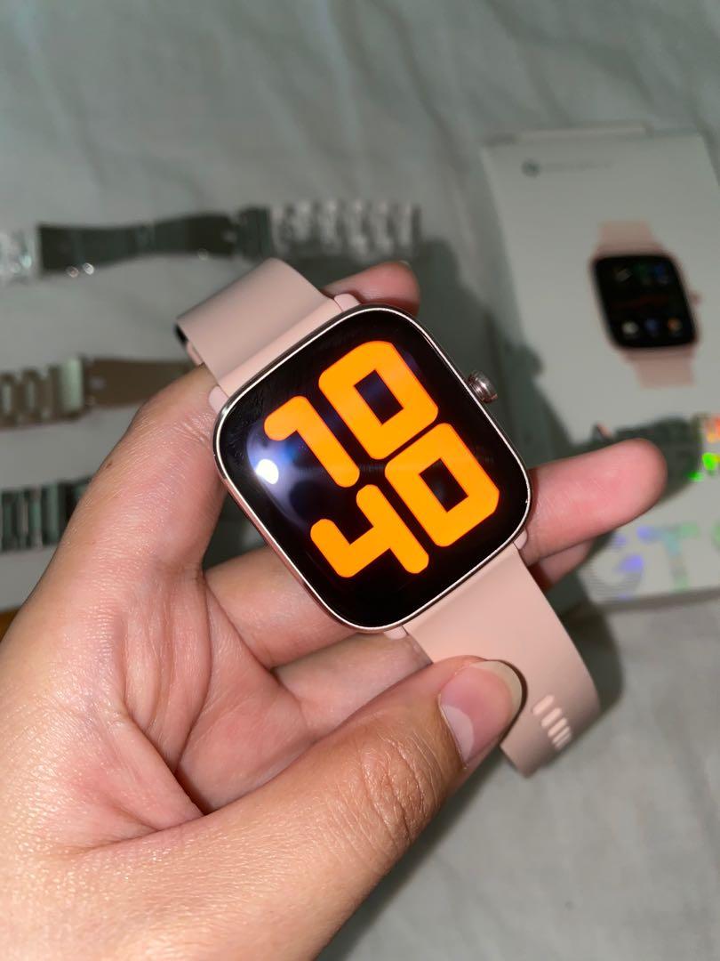 Amazfit GTS 2 Mini (Flamingo Pink), Mobile Phones \u0026 Gadgets, Wearables \u0026  Smart Watches on Carousell