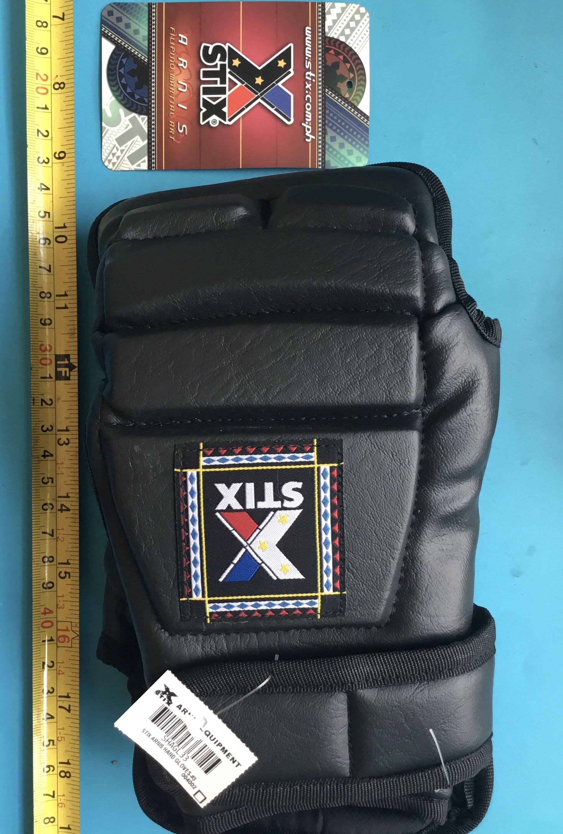 Arnis Escrima gloves Stix brand Large leather new not used, Sports