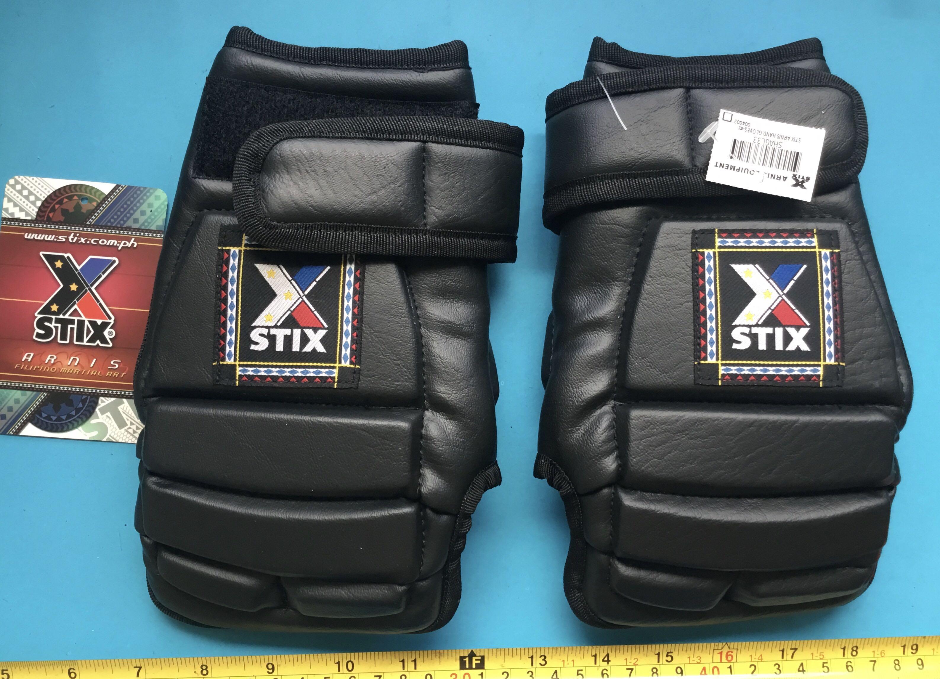 Arnis Escrima gloves Stix brand Large leather new not used, Sports