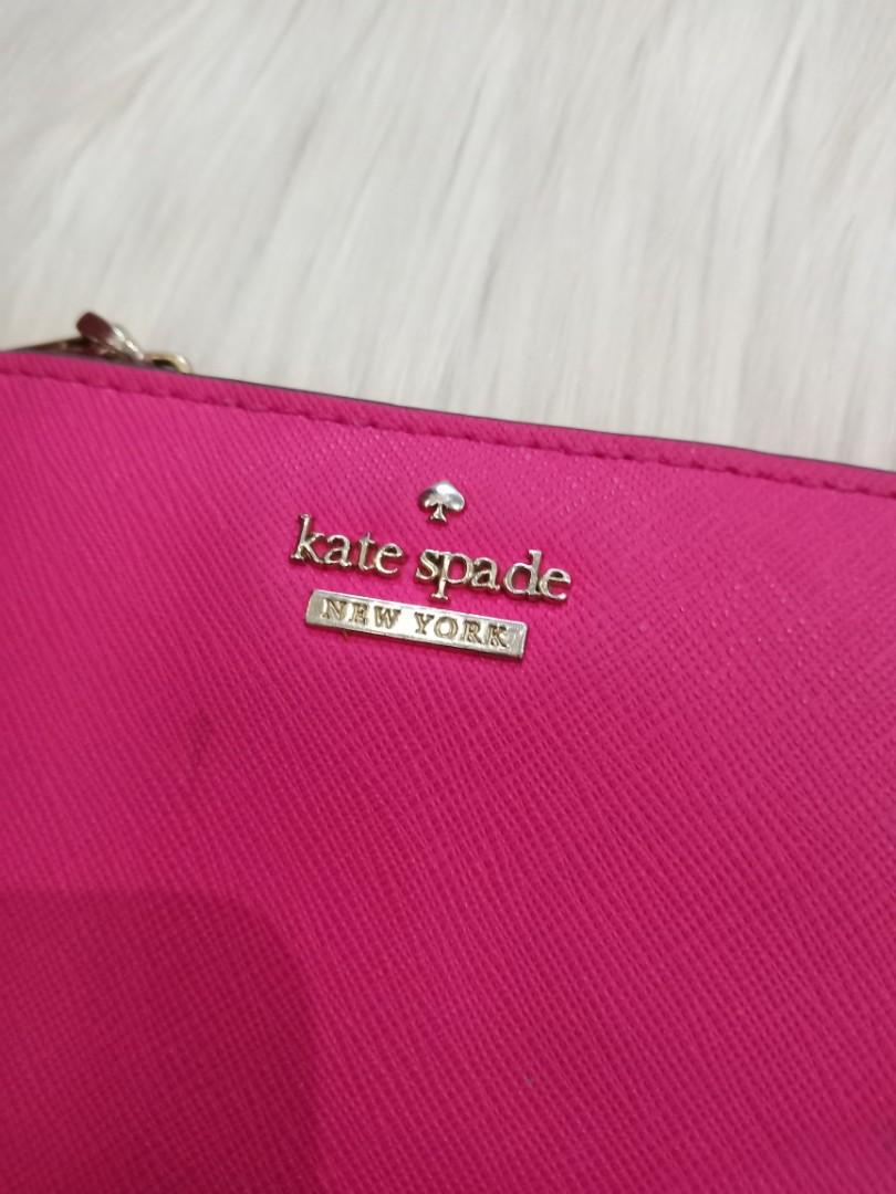 Authentic Kate Spade Leather Bifold Wallet, Women's Fashion, Bags