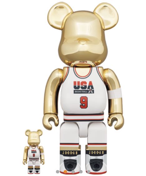 珍しい Bearbrick Michael 400% & 100% Jordan - その他 - revista 