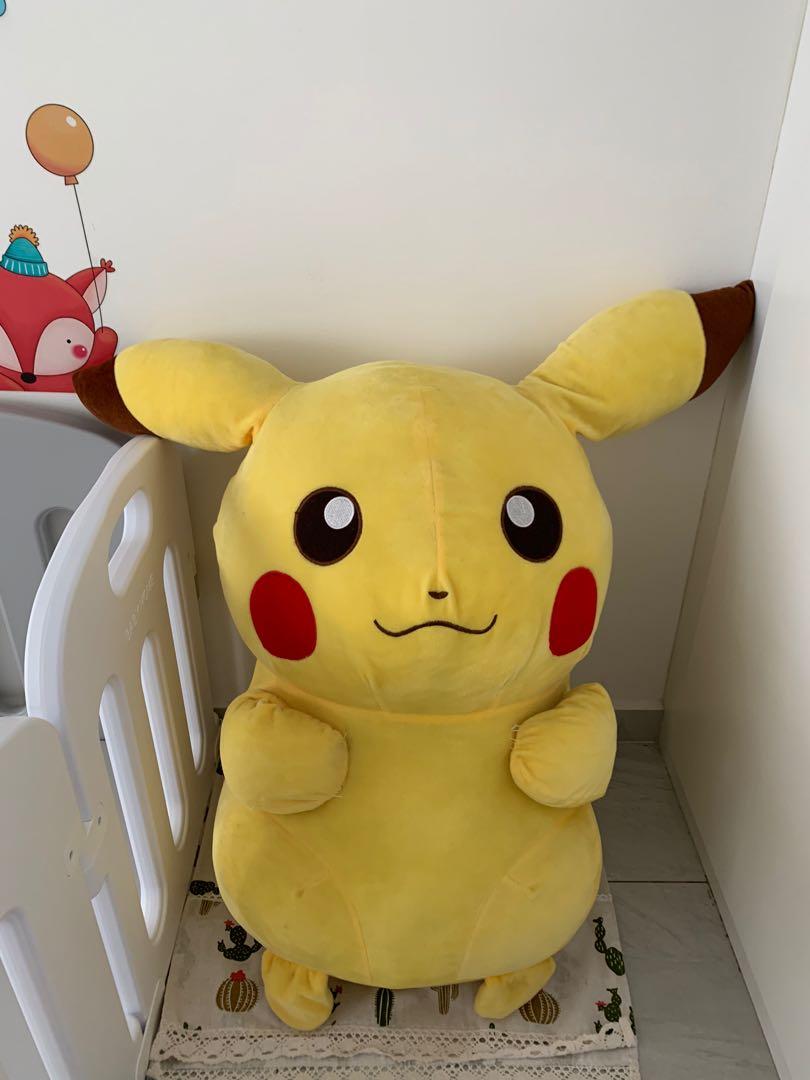 Big Pikachu Plush Toy, Hobbies & Toys, Toys & Games on Carousell